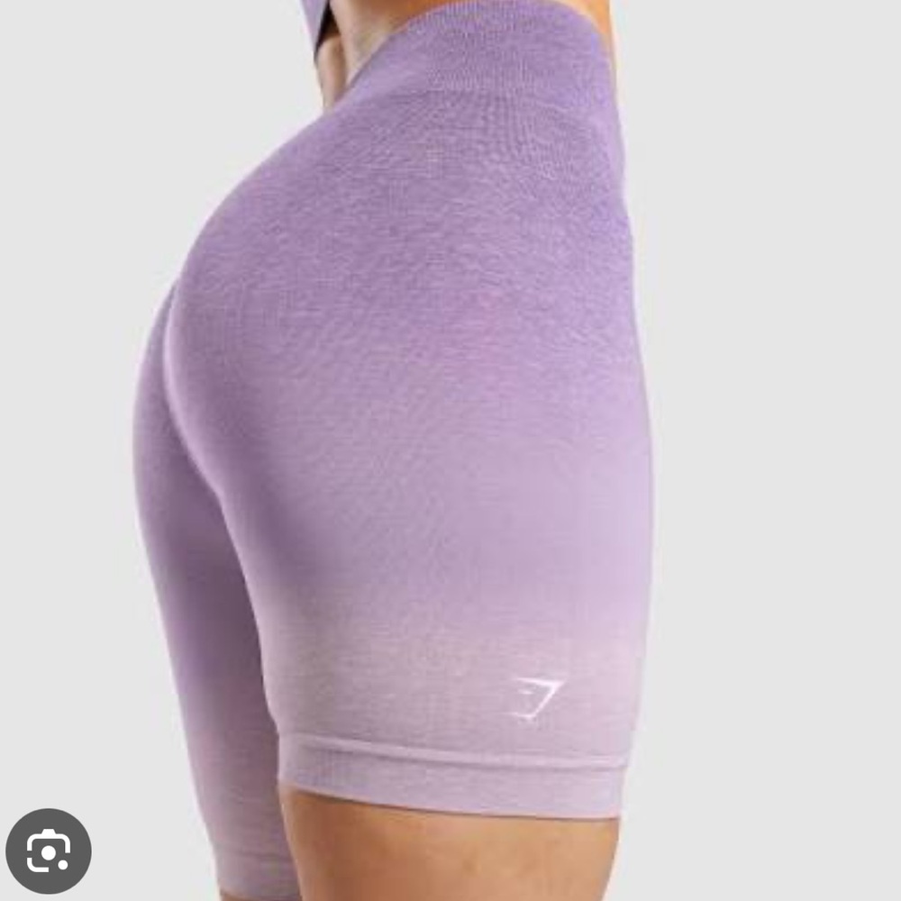 Gymshark Women's adapt purple ombré shorts